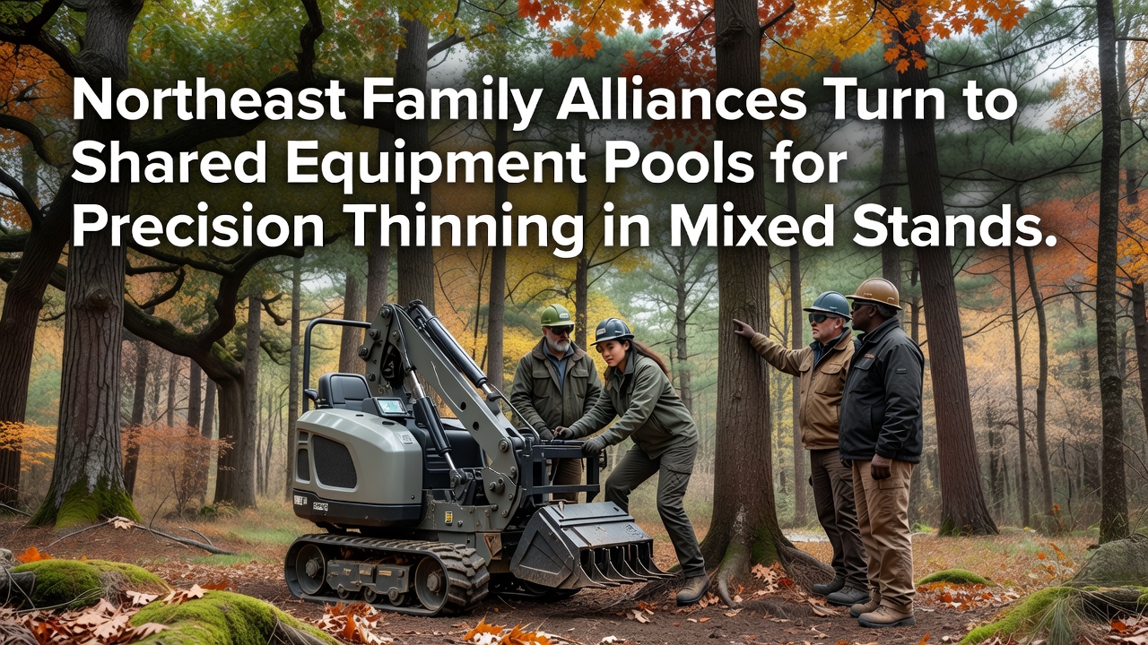 Northeast Family Alliances Turn to Shared Equipment Pools for Precision Thinning in Mixed Stands